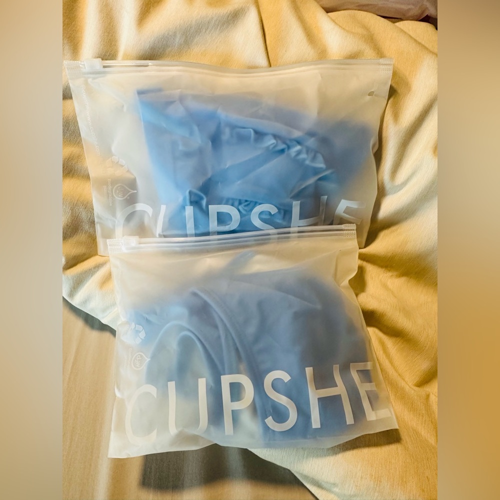 NWT Cupshe Forget-Me-Not Blue Bikini Set - Picture 11 of 11